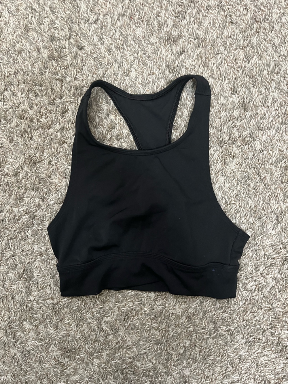 aerie Black chill, play, move Sports Bra